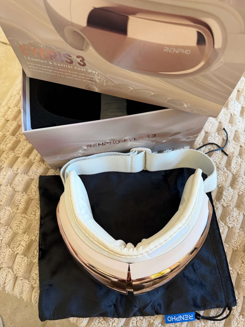 RENPHO Eyeris 3 Eye Massager Heat Compression Bluetooth NWOT - Picture 12 of 13
